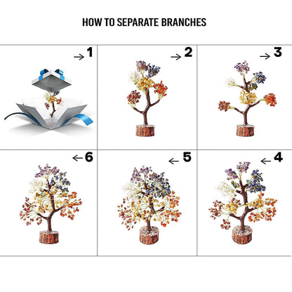 Seven Chakra Crystal Tree