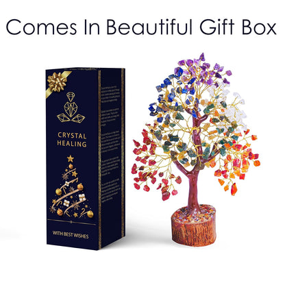 Seven Chakra Crystal Tree