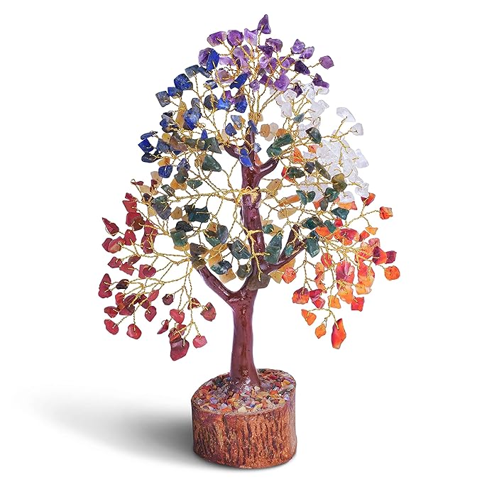 Seven Chakra Crystal Tree