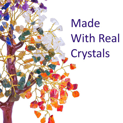 Seven Chakra Crystal Tree