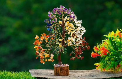 Seven Chakra Crystal Tree